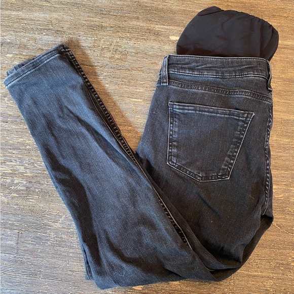 Zara Maternity Black Denim Skinny Jeans - Picture 1 of 4